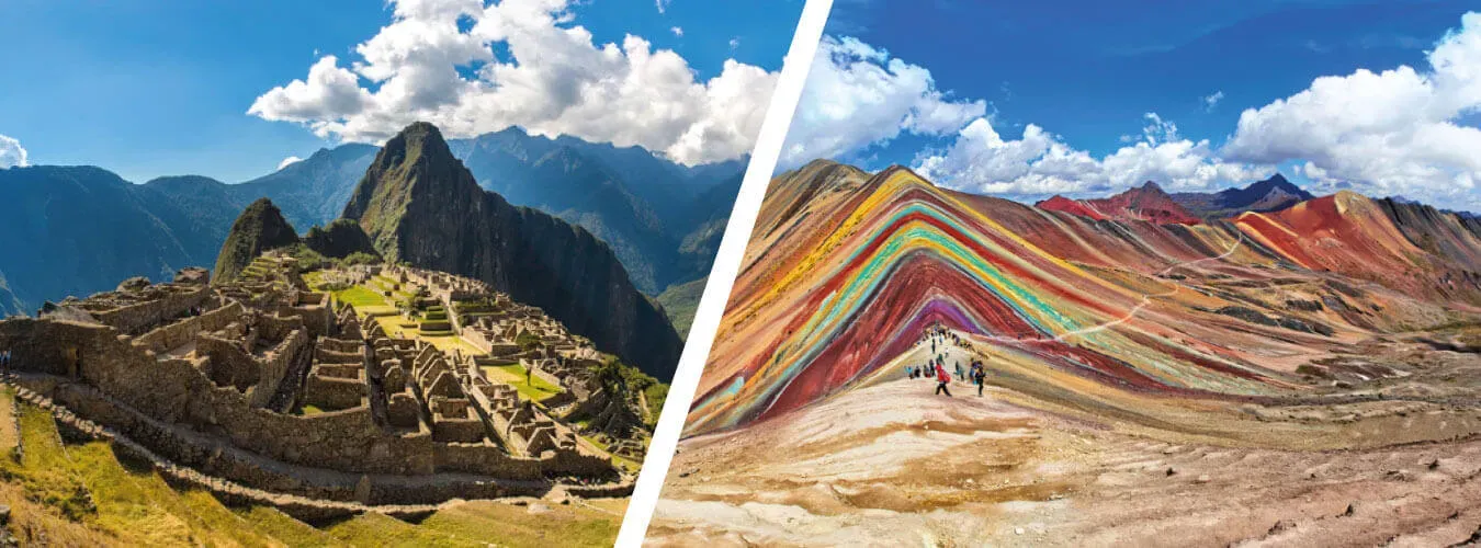 Machu Picchu with Mountain 7 Colors + Cusco